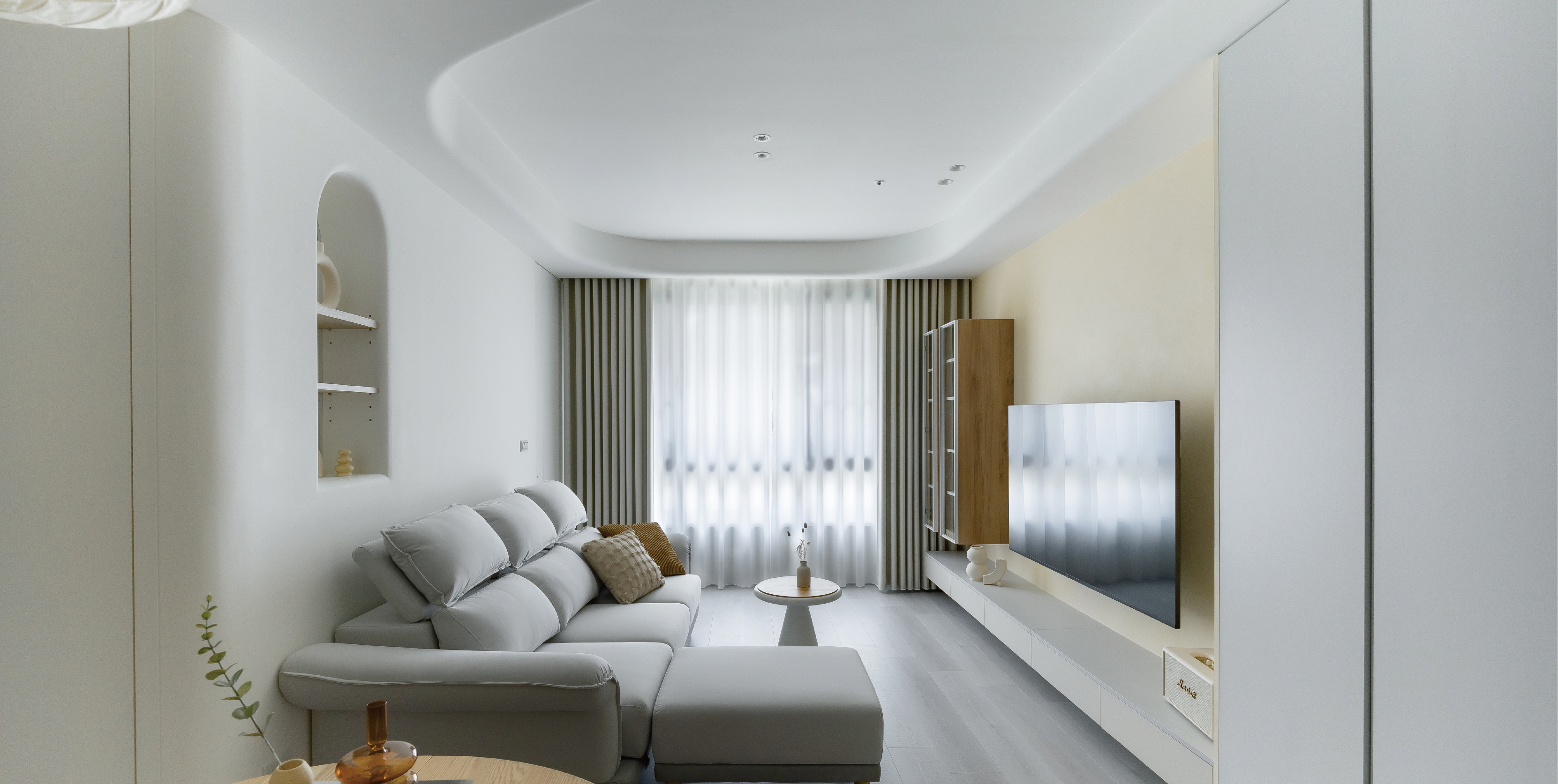 現代北歐奶油風 客廳